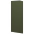 Jardinera triangular acero verde oliva 30x26x75
