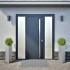 Jardineras triangulares 2 uds acero galvanizado 30x26x75