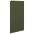Jardinera triangular acero verde oliva 40x34,5x70