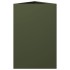Jardinera triangular acero verde oliva 50x43x75