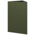 Jardinera triangular acero verde oliva 50x43x75