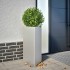 Jardineras triangulares 2 uds acero galvanizado 40x40x75