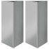 Jardineras triangulares 2 uds acero galvanizado 40x40x75