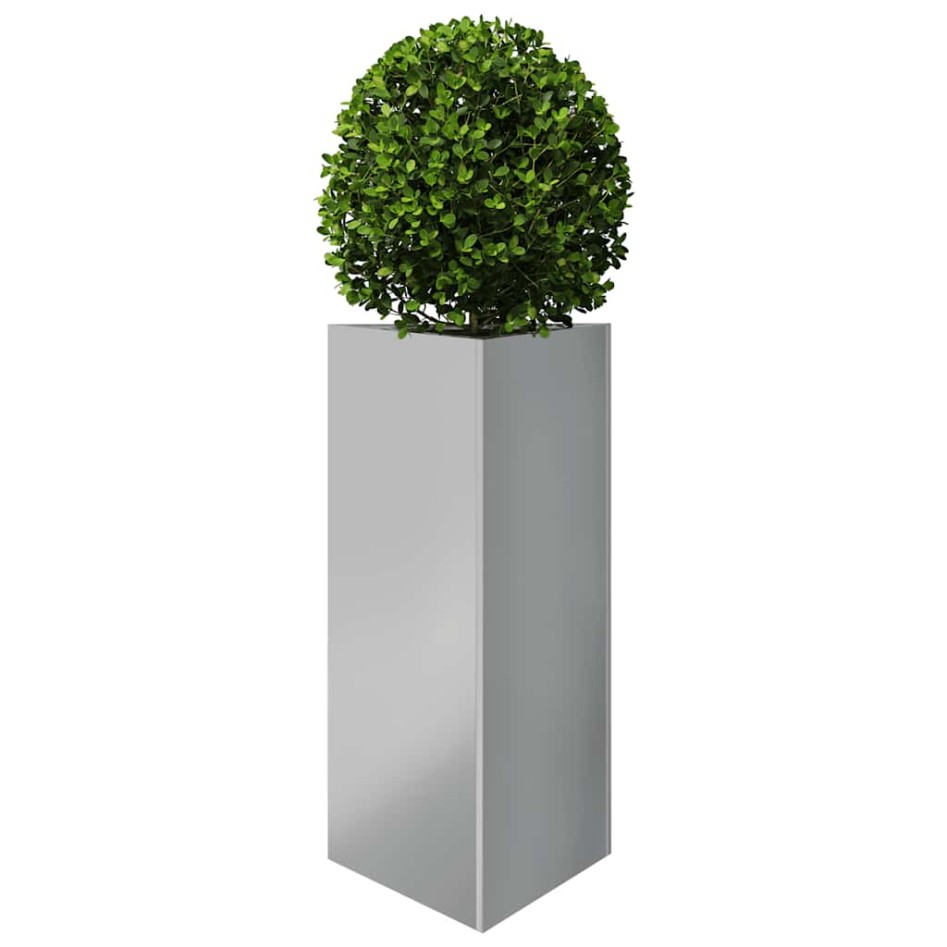 Jardineras triangulares 2 uds acero galvanizado 40x40x75