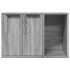 Mueble arenero para gatos madera gris Sonoma 60x40x40