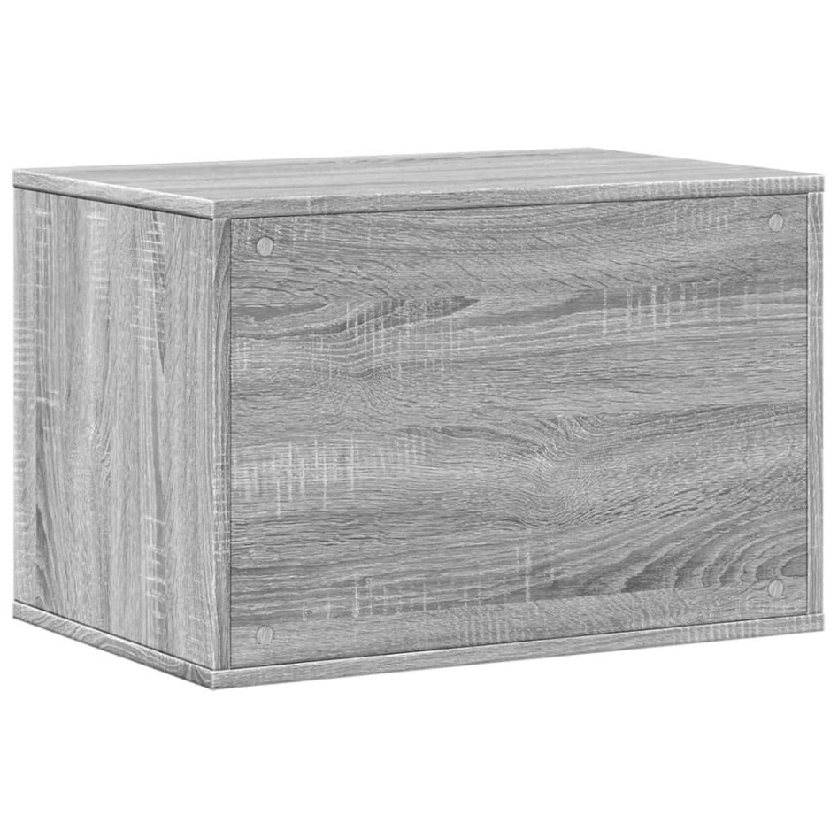Mueble arenero para gatos madera gris Sonoma 60x40x40