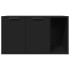 Mueble arenero para gatos madera ingeniería negro 80x50x45