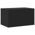 Mueble arenero para gatos madera ingeniería negro 80x50x45