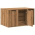 Mueble arenero para gatos madera roble artisian 80x50x45