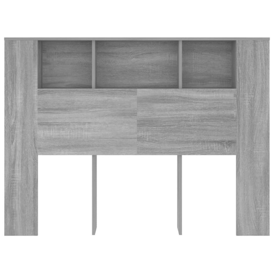 Mueble cabecero color gris Sonoma 140x18,5x104,5