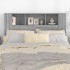 Mueble cabecero color gris Sonoma 140x18,5x104,5