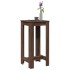 Mesa alta de bar madera ingeniería marrón roble 51x50x103,5