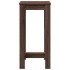 Mesa alta de bar madera ingeniería marrón roble 51x50x103,5