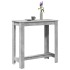 Mesa alta de bar madera ingeniería gris hormigón