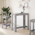 Mesa alta de bar madera ingeniería gris hormigón