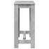 Mesa alta de bar madera ingeniería gris hormigón
