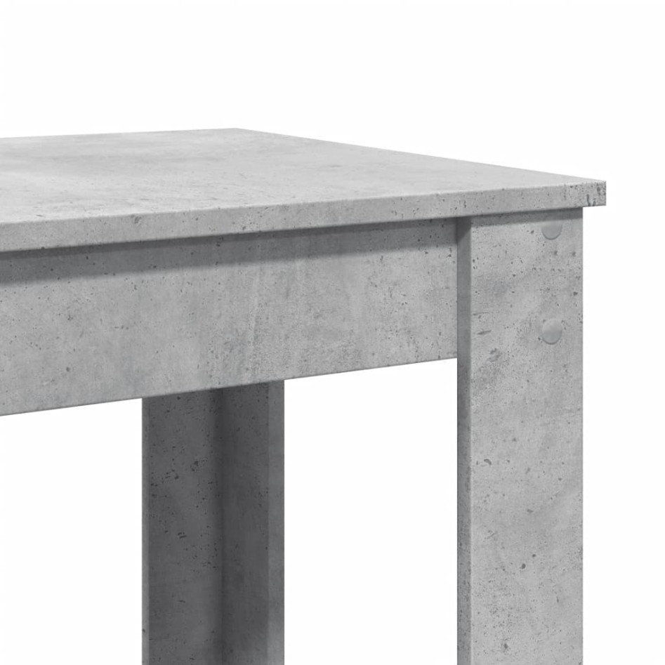 Mesa alta de bar madera ingeniería gris hormigón