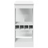 Mesa alta con estantes madera ingeniería 90x47,5x103,5