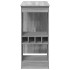 Mesa alta con estantes madera gris Sonoma 90x47,5x103,5