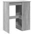 Mesa alta con estantes madera gris Sonoma 90x47,5x103,5