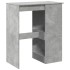 Mesa alta con estantes madera gris hormigón 90x47,5x103,5