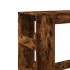 Mesa alta bar con estantes roble ahumado 90x40x103,5