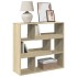 Estantería divisor de espacios roble Sonoma 100x33x94,5