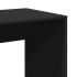 Mesa alta de bar madera de ingeniería negra 51x50x103,5