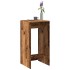 Mesa alta de bar madera de ingeniería envejecida 51x50x103,5