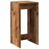 Mesa alta de bar madera de ingeniería envejecida 51x50x103,5