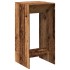 Mesa alta de bar madera de ingeniería envejecida 51x50x103,5