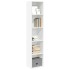 Estantería librería madera de ingeniería blanco 40x30x189