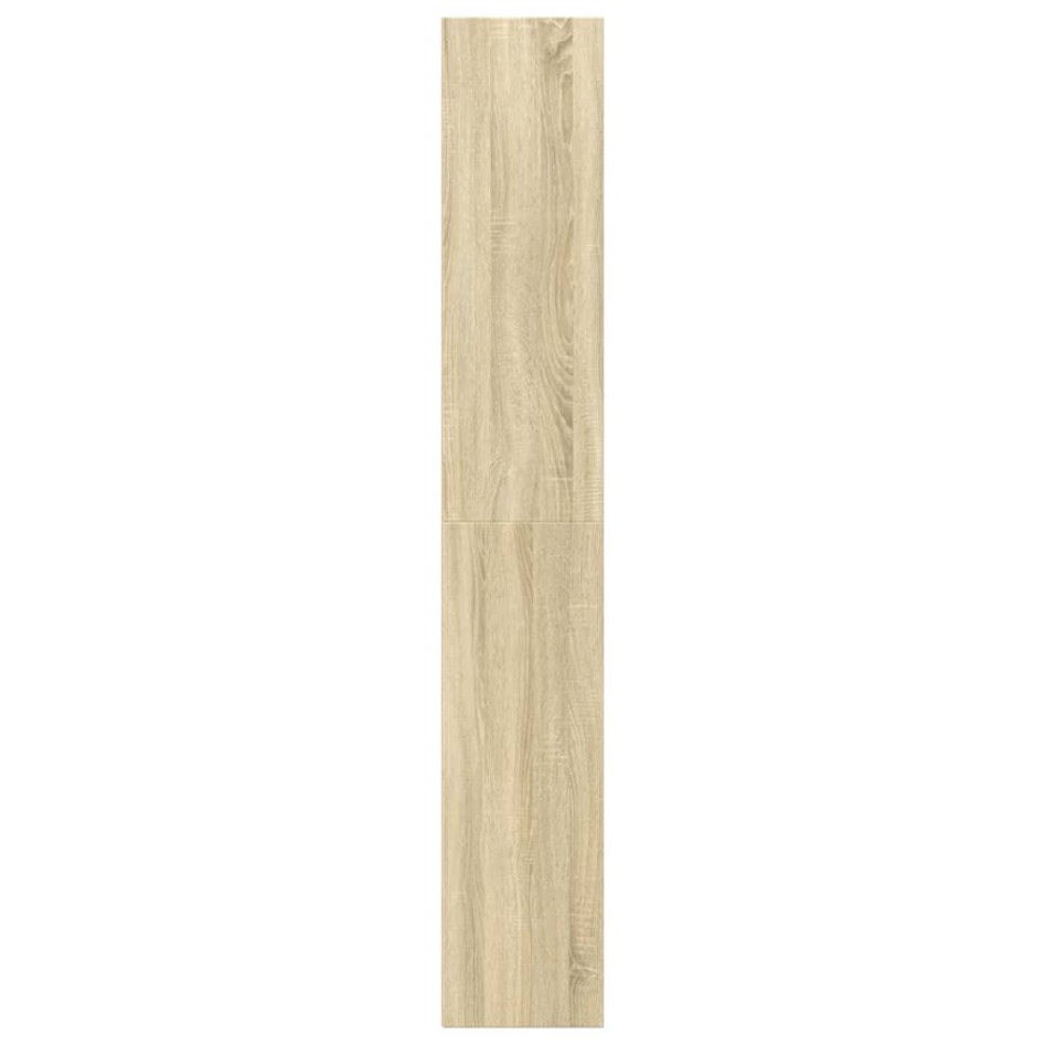 Estantería de madera de ingeniería roble Sonoma 40x30x189