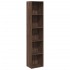Estantería madera de ingeniería marrón roble 40x30x189