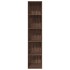 Estantería madera de ingeniería marrón roble 40x30x189