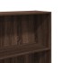 Estantería de madera de ingeniería marrón roble 60x30x189