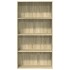 Estantería de madera de ingeniería roble Sonoma 80x30x152