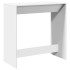 Mesa alta de bar madera ingeniería blanca 102x50x103,5