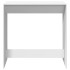 Mesa alta de bar madera ingeniería blanca 102x50x103,5