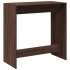 Mesa alta de bar madera ingeniería marrón roble 102x50x103,5
