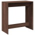 Mesa alta de bar madera ingeniería marrón roble 102x50x103,5