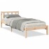 Cama extralarga sin colchón madera maciza de pino 90x220