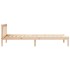 Cama extralarga sin colchón madera maciza de pino 90x220
