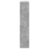 Estantería de madera de ingeniería gris hormigón 102x29x143