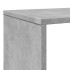 Estantería de madera de ingeniería gris hormigón 102x29x143