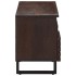 Mueble de TV madera maciza mango marrón 100x34x46