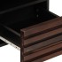 Mueble de TV madera maciza mango marrón 100x34x46
