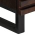 Mueble de TV madera maciza mango marrón 100x34x46