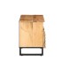 Mueble de TV madera maciza de mango rugosa 100x34x46