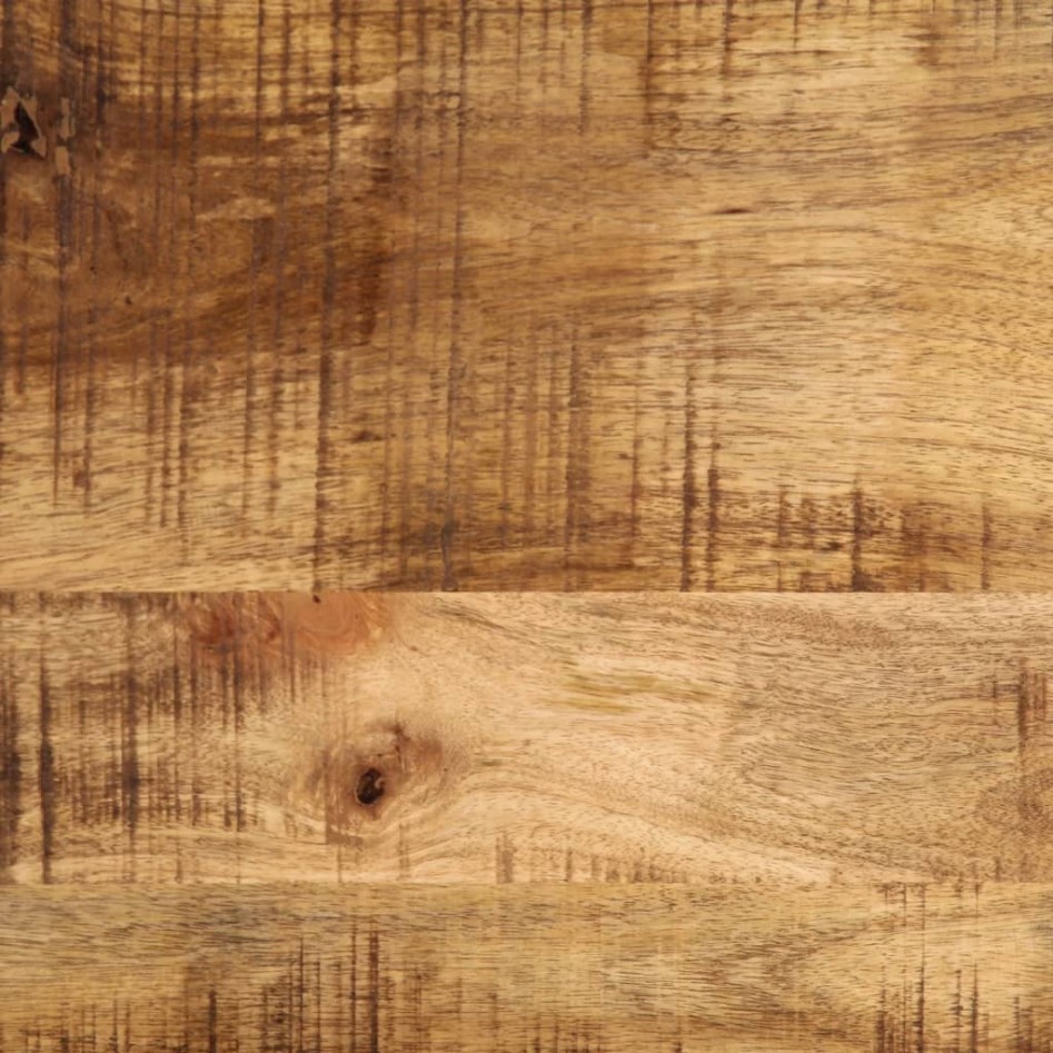 Mueble de TV madera maciza de mango rugosa 100x34x46